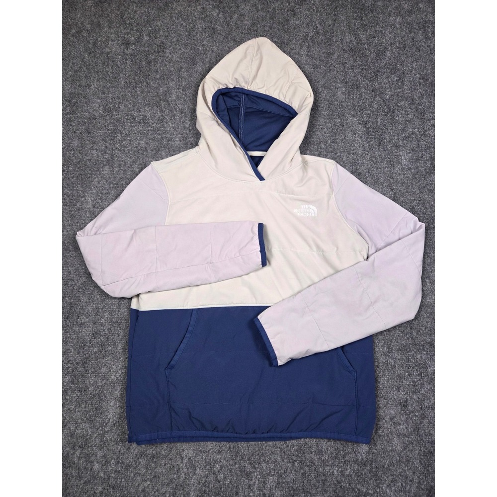 The North Face Mountain Sweatshirt Hoodie Womens M Navy Cream NF0A7UPZ
